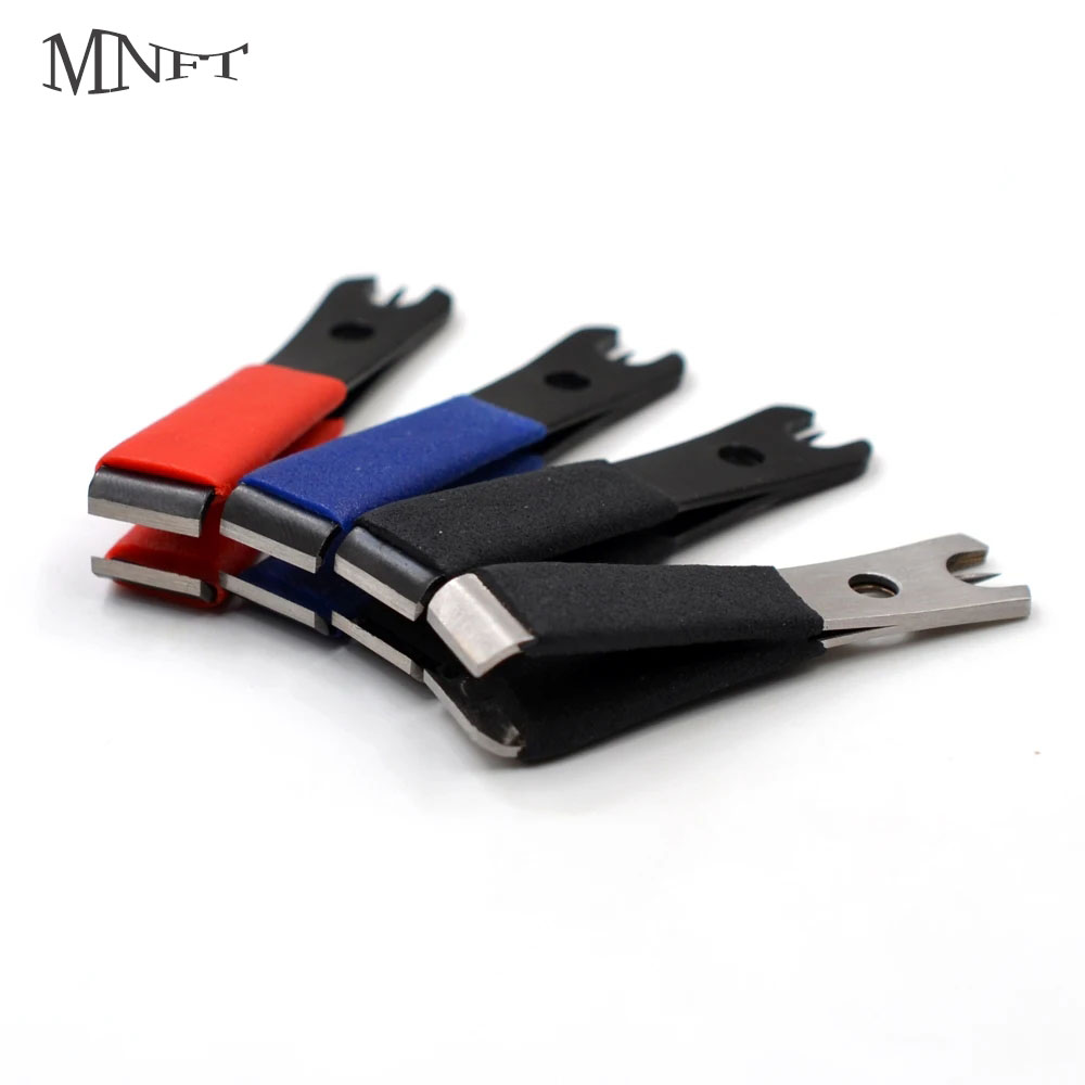 Fishing Lure Making Kit - MNFT 1 個フライフィッシングラインニッパーカッタークリッパーアイニードル釣りツール付き