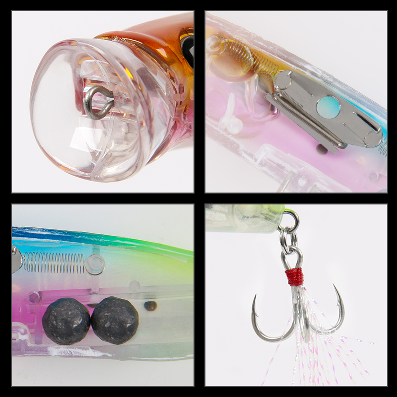 LETOYO 9.6g/18g フローティングポッパー ルア - Fishing Lure Topwater のレビューと価格