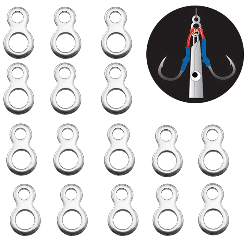 頑丈なステンレス鋼の釣り用ルアー,10〜50個,釣り用アクセ - Fishing Lure Accessories のレビューと価格