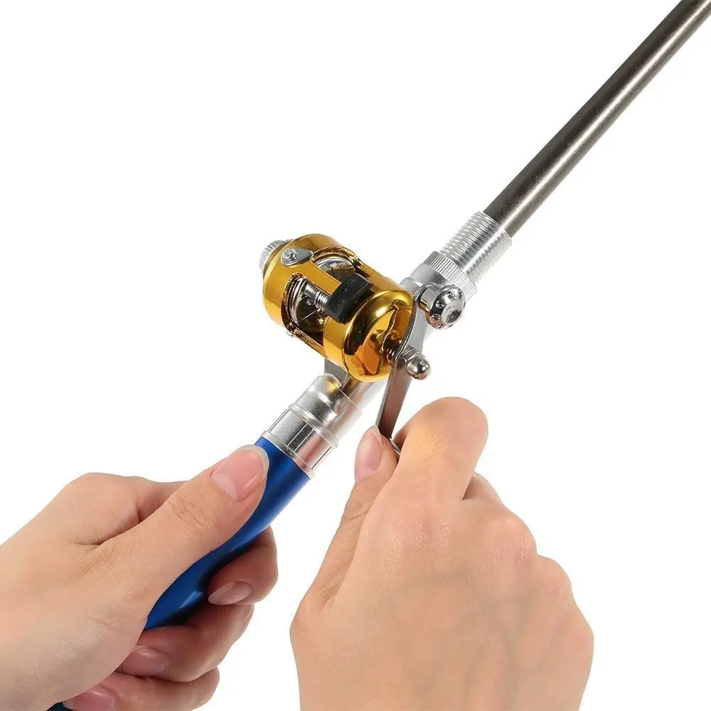ミニポケットアイスフィッシングロッド、携帯用伸縮式ペン型釣り - Penn Reel Fierce のレビューと価格