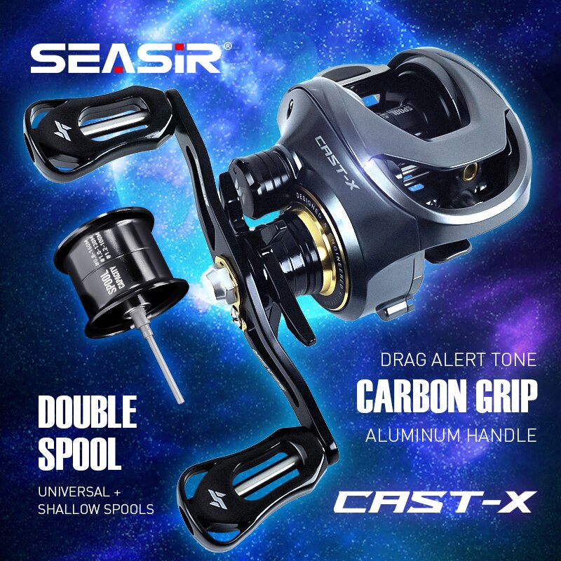 SEASIR Cast-X ベイトキャスティングリール 7. - Abu Garcia Reel Max のレビューと価格