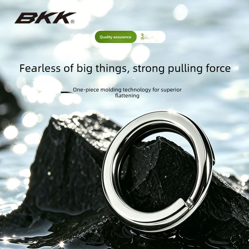 BKKヘビーデューティースプリットリング ステンレス製釣り用 - Fishing Lure Accessories のレビューと価格