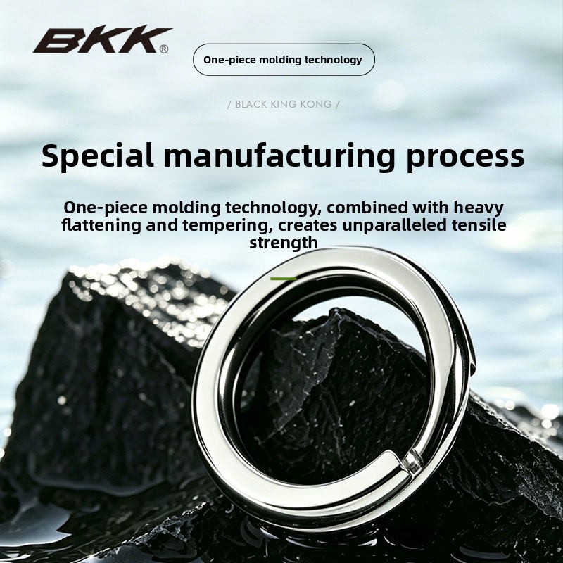 BKKヘビーデューティースプリットリング ステンレス製釣り用 - Fishing Lure Accessories のレビューと価格