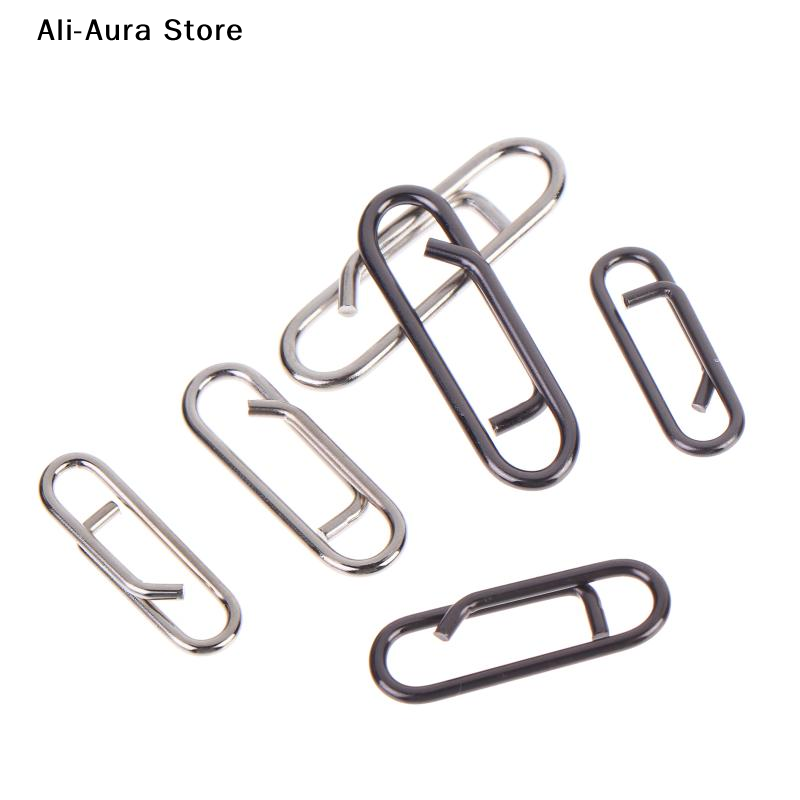 50個入り ステンレス製 フィッシングルアースナップ フィッ - Fishing Lure Accessories のレビューと価格