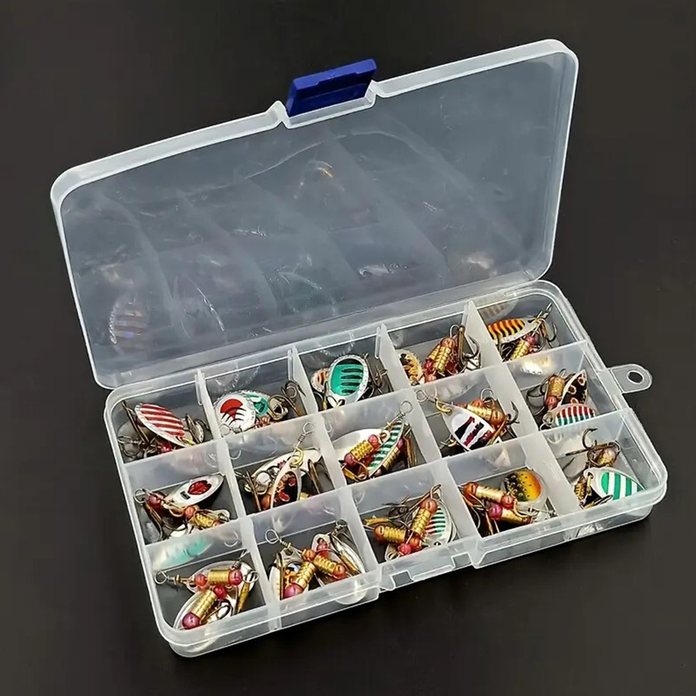 30個入りメタルスプーンスピナーフィッシングルアー、トレブル - Fishing Lure Spinner のレビューと価格